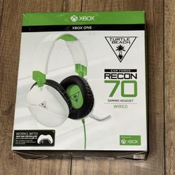 Turtle Beach Recon 70 White Gaming Headset Wired for Xbox & PC w/ Original Box