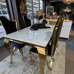 ✨ Genuine Marble Dining Set – ONLY $1,198! ✨