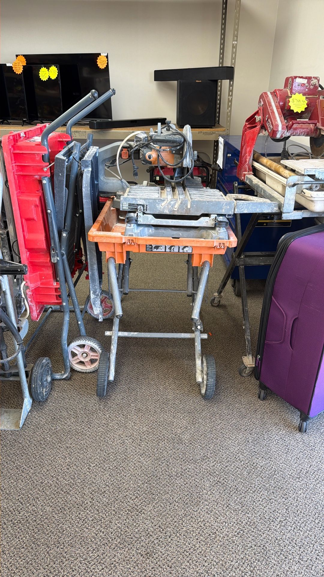 Rigid R4092 15 Amp 10 In. Wet Portable Table Saw With Stand GP3123745