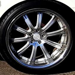 20" Concept One C8 Staggered Wheels 