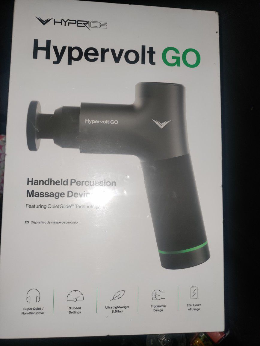 HypervoltGo Handheld Percussion Massage Device