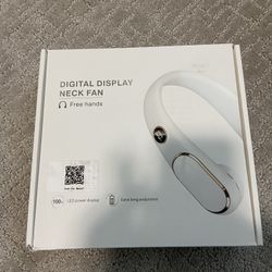 Digital Display Neck Fan