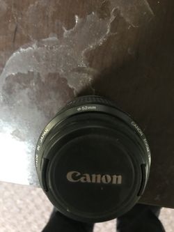 Canon camera lens