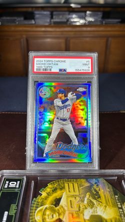 2024 Topps Chrome 35th Anniversary Shohei Ohtani Silver Holo Refractor PSA 9