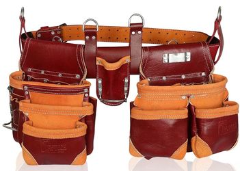 New Grain Leather Tool Belt , Rig Set, Tool Bags. Beautiful.