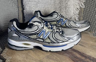 New Balance MR760ST NBx Silver Blue Mesh Running Shoes Mens Size 11.5 Retro
