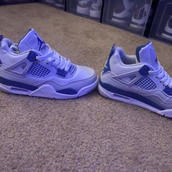Size 5.5 Jordan 4 Retro Military Blue 2012 