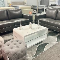 FINAL OFFER NOW😱🚨MUST GO🚨Beautiful Grey Sofa&Loveseat With LED Lighting On Sale $599