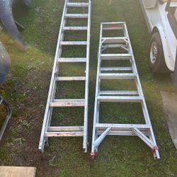 Aluminum Ladders 6’ And 16’