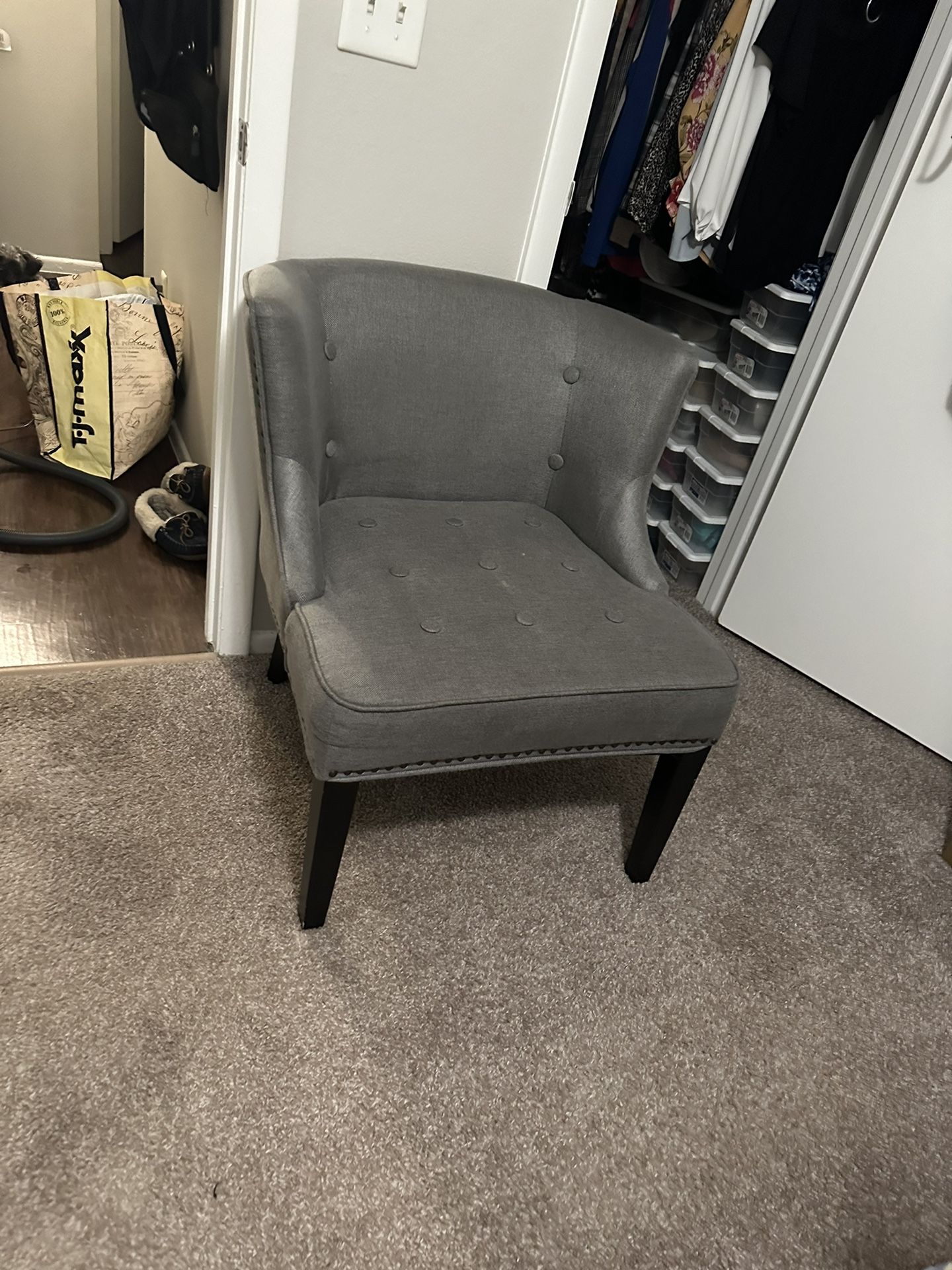 Gray Accent Chair