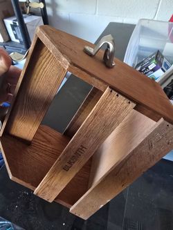 Wood Condiment Holder with Bottle Opener