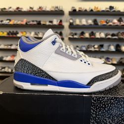 Jordan 3 Racer Blue Size 8.5 Pre-Owned 