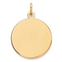10K engravable disc 18x11mm light weight