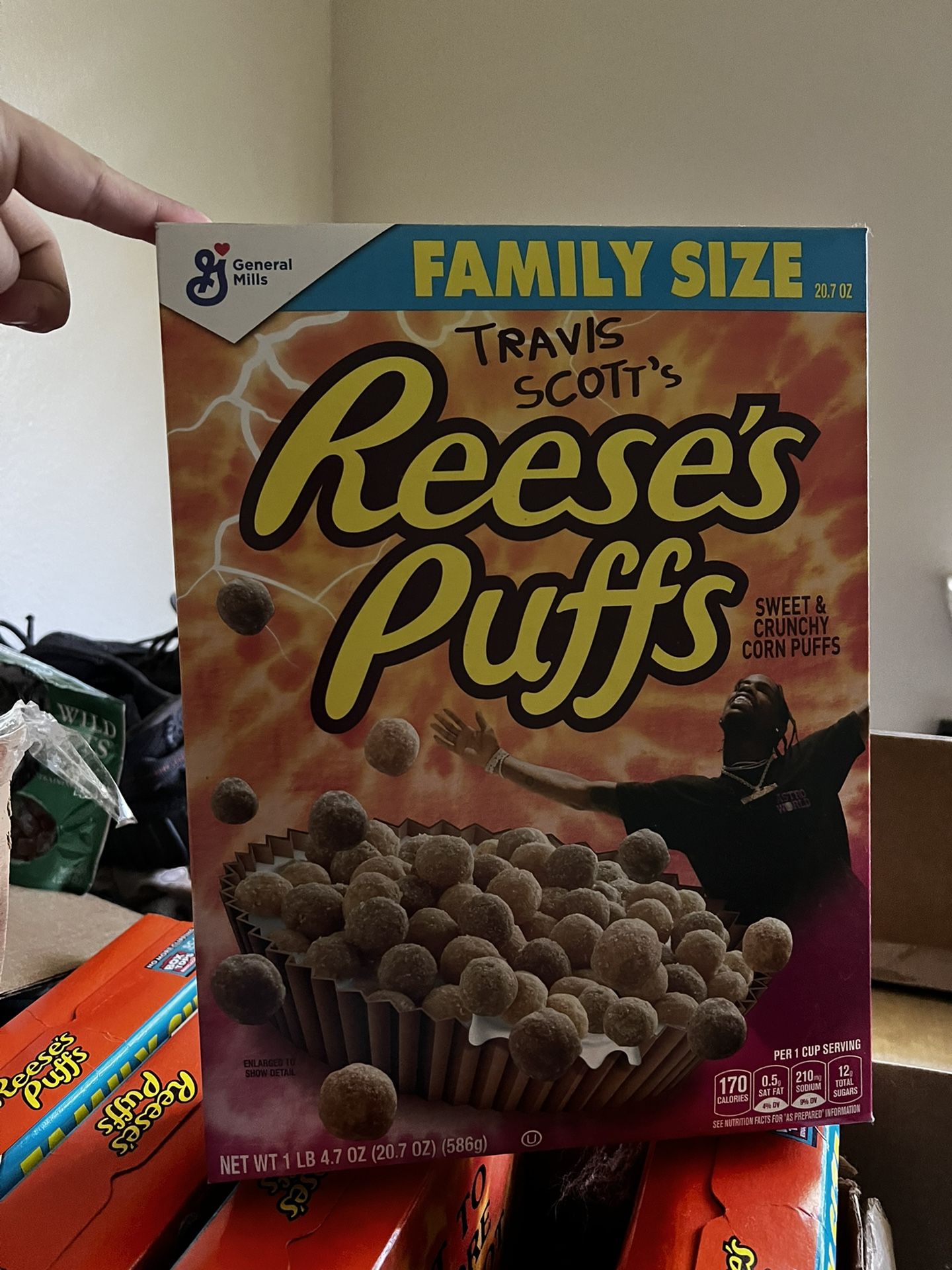 Travis Scott Reese’s Puffs Limited Edition Family Size