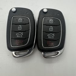 2 - 2015-2019 Hyundai Tucson / 4-Button Remote Flip Key / PN: 95430-D3010 / TQ8-RKE-4F25 OEM