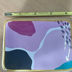 Colorful Mini Abstract Ceramic Trinket Dish