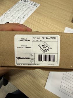 Edwards EST SIGA-CRH High Power Control Relay Module – Fire Alarm