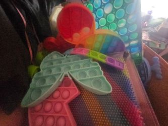Box full of sensory Toys