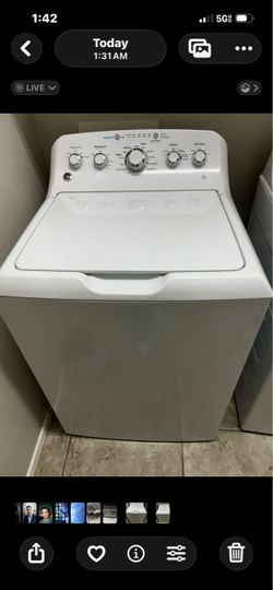 GE Top Load Washing Machine White