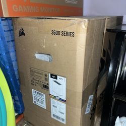 27” Curved Sansui Monitor Brand New In Box & White Corsair 3000D RGB Airflow Glass Case Brand New