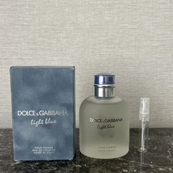Dolce And Gabbana Light Blue 5 ML Travel Bottle 