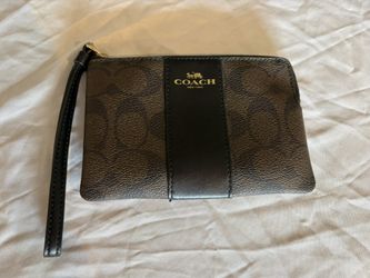 Coach Signature Wristlet