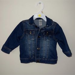 little me jean jacket baby girl 12m