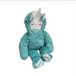 Slumberkins Turquoise Sleeping Unicorn Plush 14" Stuffed Animal Teal Kawaii Cute