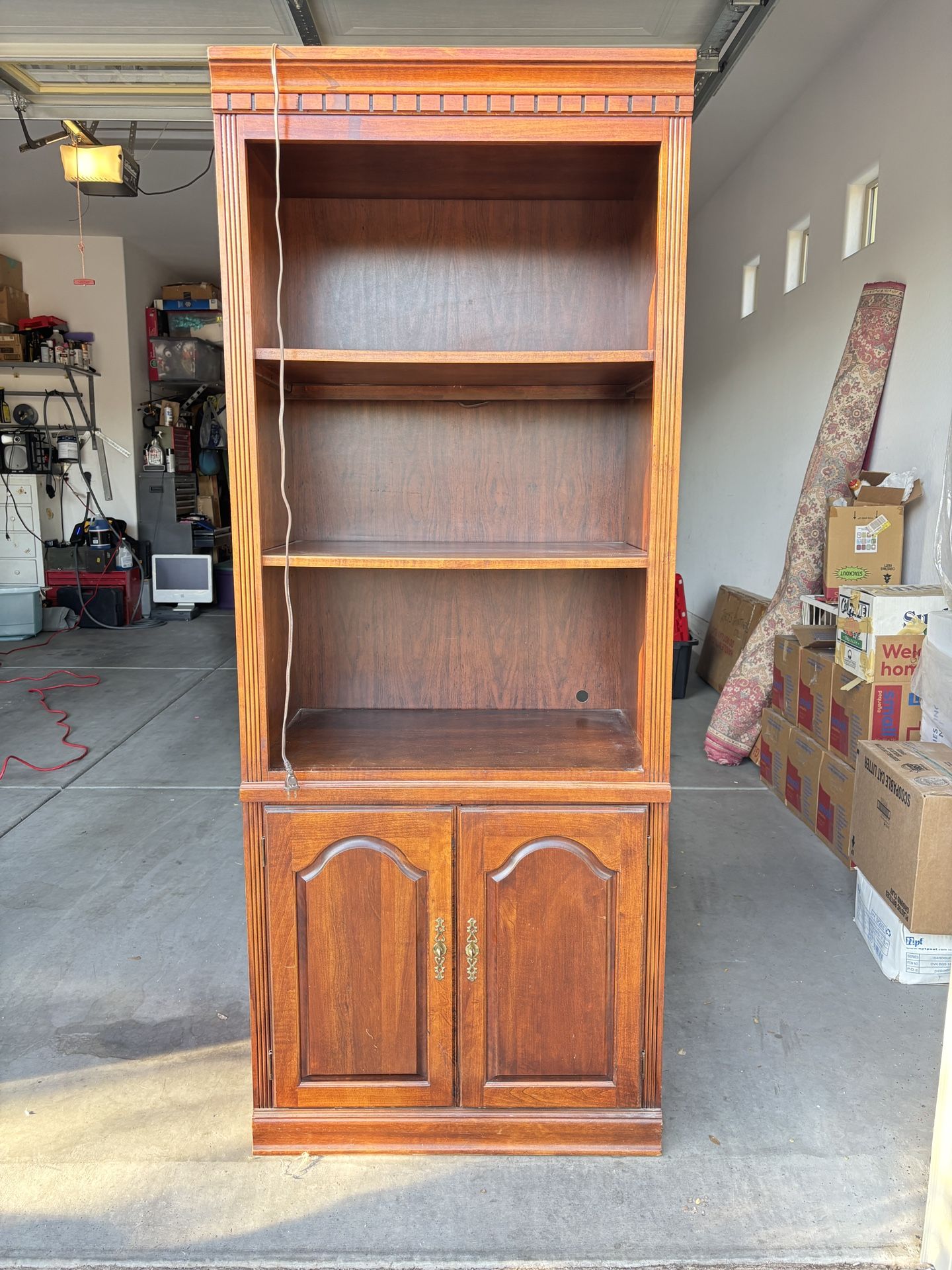 Lighted Book Shelves