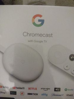 Google Chromecast With Google Tv. Factory Sealed. 