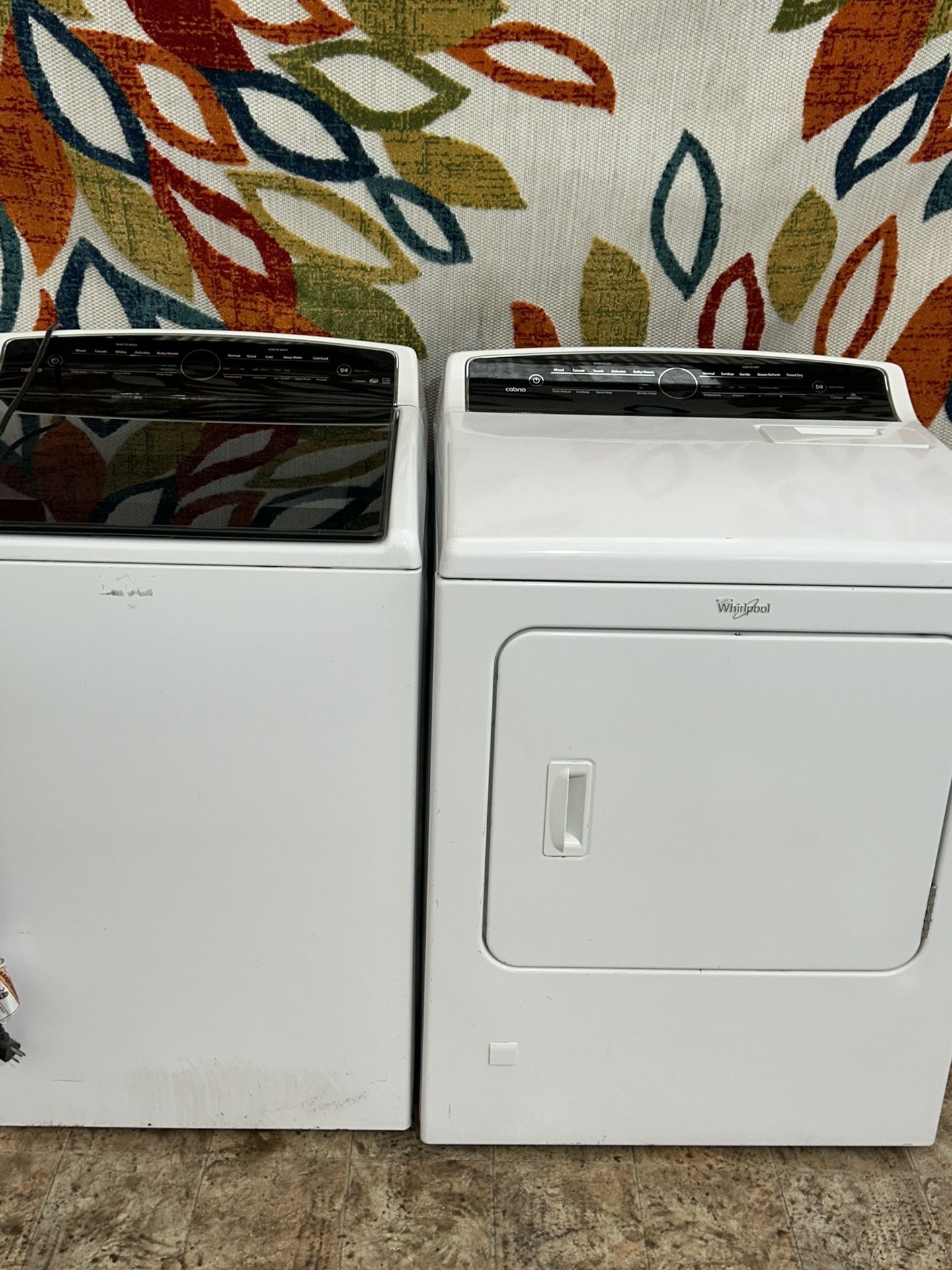 Whirpool Set Gas Laundry