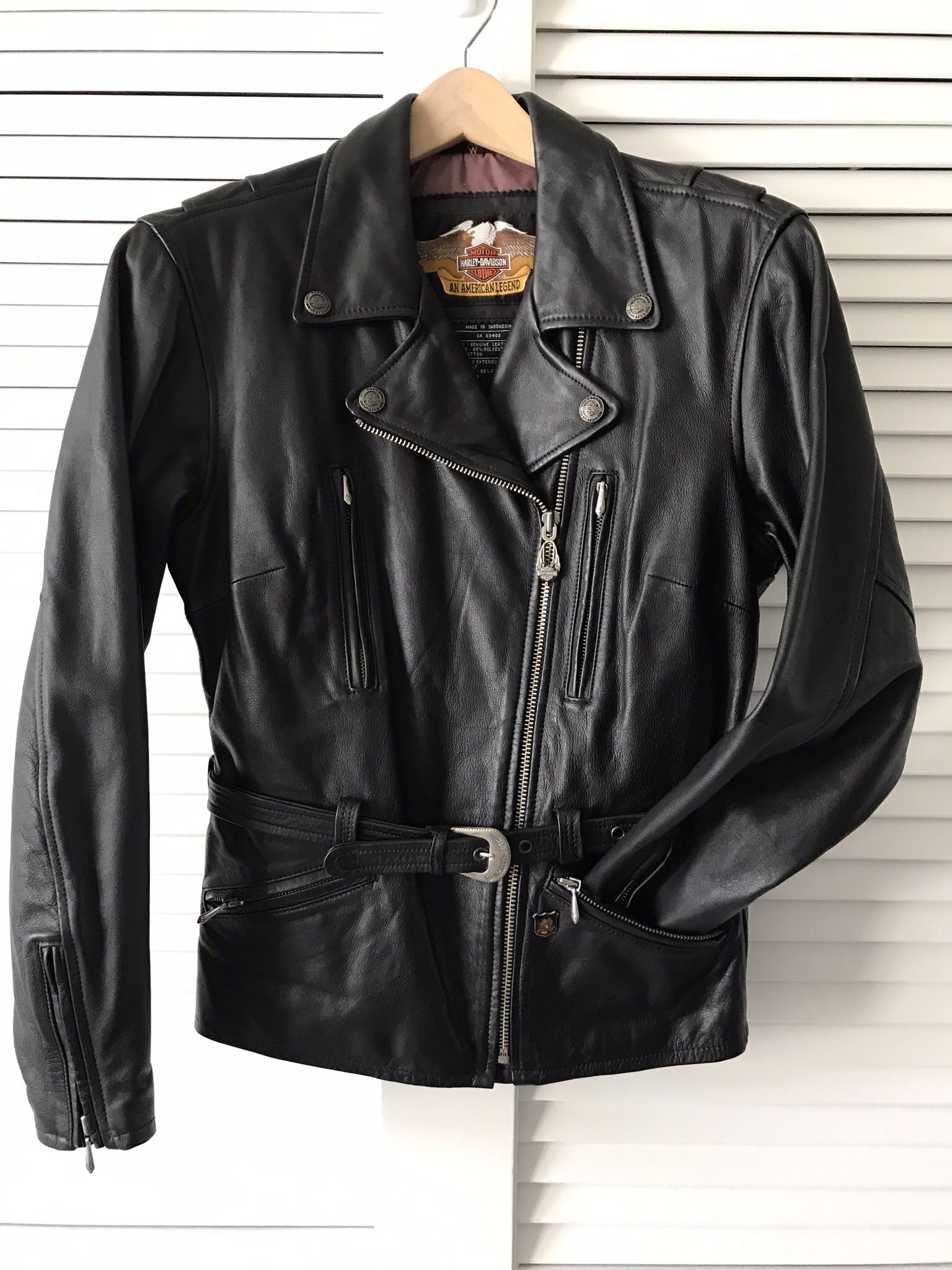 Harley Davidson Genuine Leather Jacket - XS - Like New!