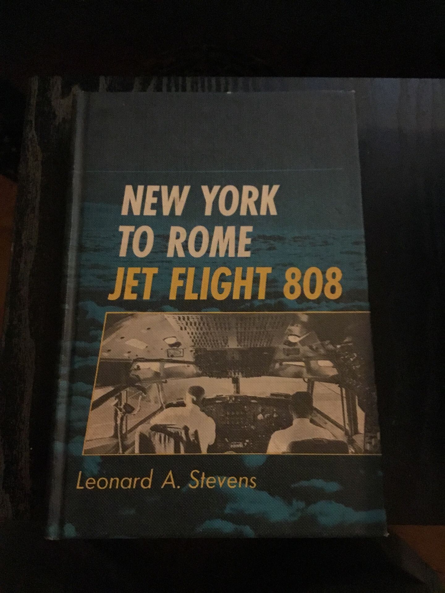 New York to Rome Jett flight 808 FIRST EDITION
