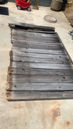 Free old fence panels
