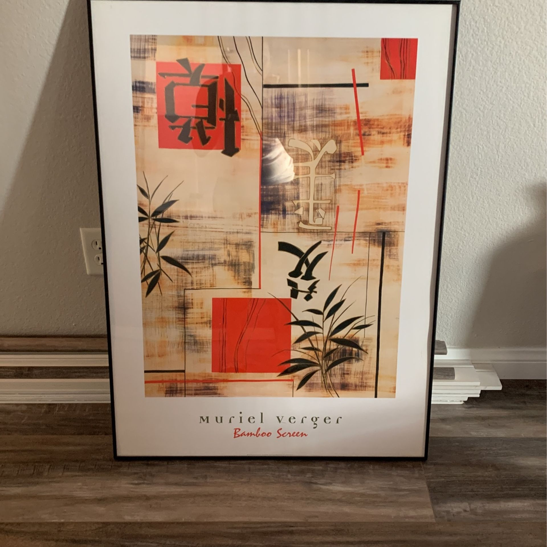 Framed Muriel Verger Picture