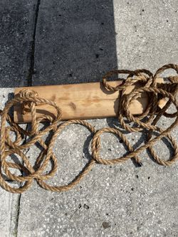 Wooden Rope Swing