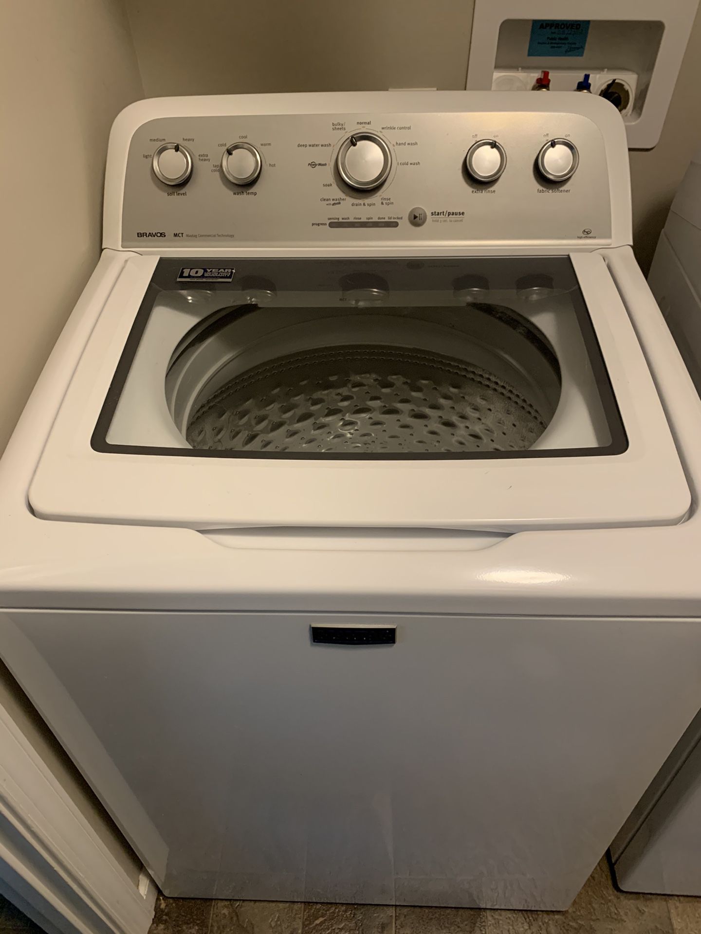Washer and Electric Dryer - Maytag “Bravos”