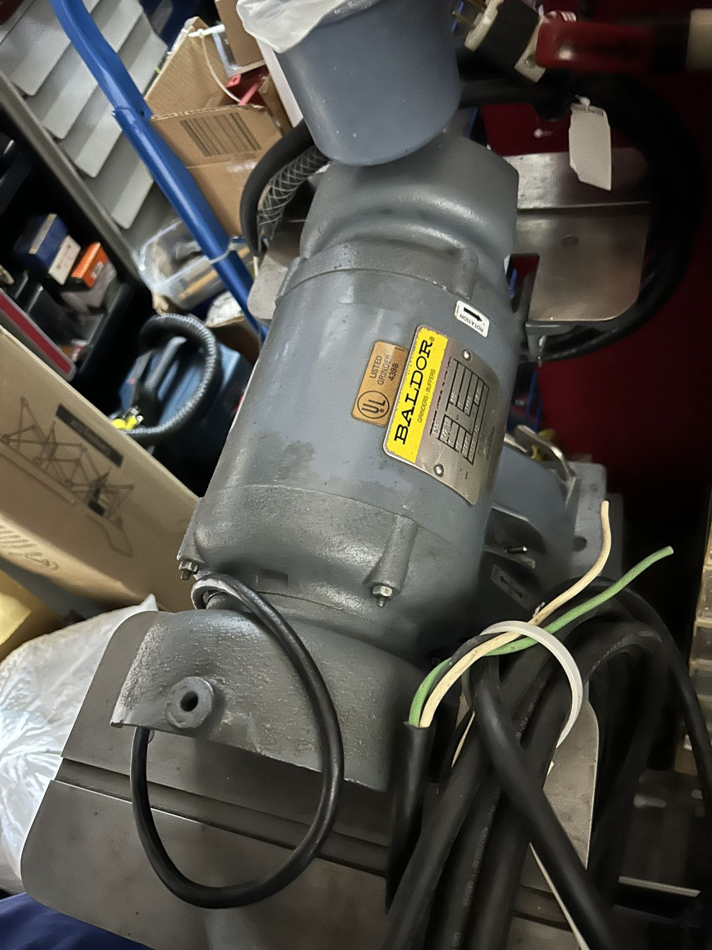 Baldor Buffer And Stand 3/4 Hp