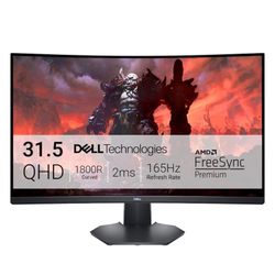 Dell S3222DGM 32" LED Curved QHD FreeSync Gaming Monitor