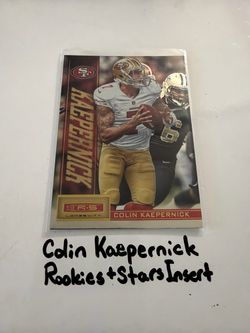 Colin Kaepernick San Francisco 49ers All-Pro QB Rookies & Stars Short Print Insert Card.