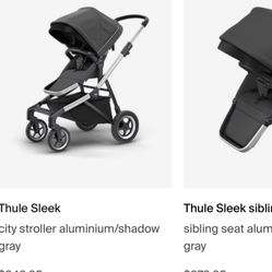 Thule Sleek Double Stroller