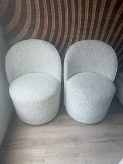 Swivel dining chairs