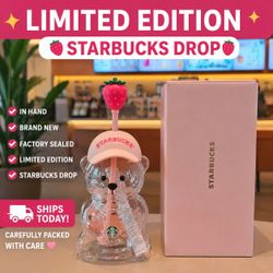 2026 Starbucks Strawberry Bear Collector Cup – Brand New & Sealed