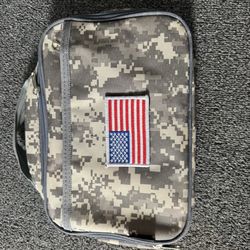 Kids Lunch box Insulated Soft Bag Mini Cooler Back to School Thermal Meal Tote camo