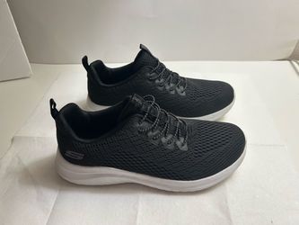 Skechers Black Mesh Lace-Up Sneakers