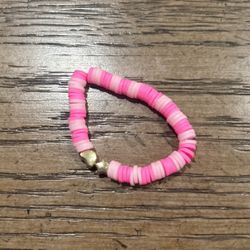 Clay bead bracelet 