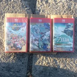 Brand New Nintendo Switch 2 Games Zelda Mario Kart  Rune Factory 