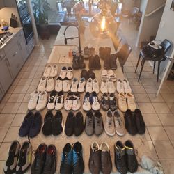 Various Puma Skeakers, Shoes, and Boots