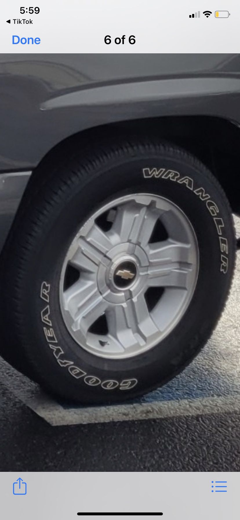Set Of 4 Factory 18 Inch Chevrolet Silverado Wheels & Tires