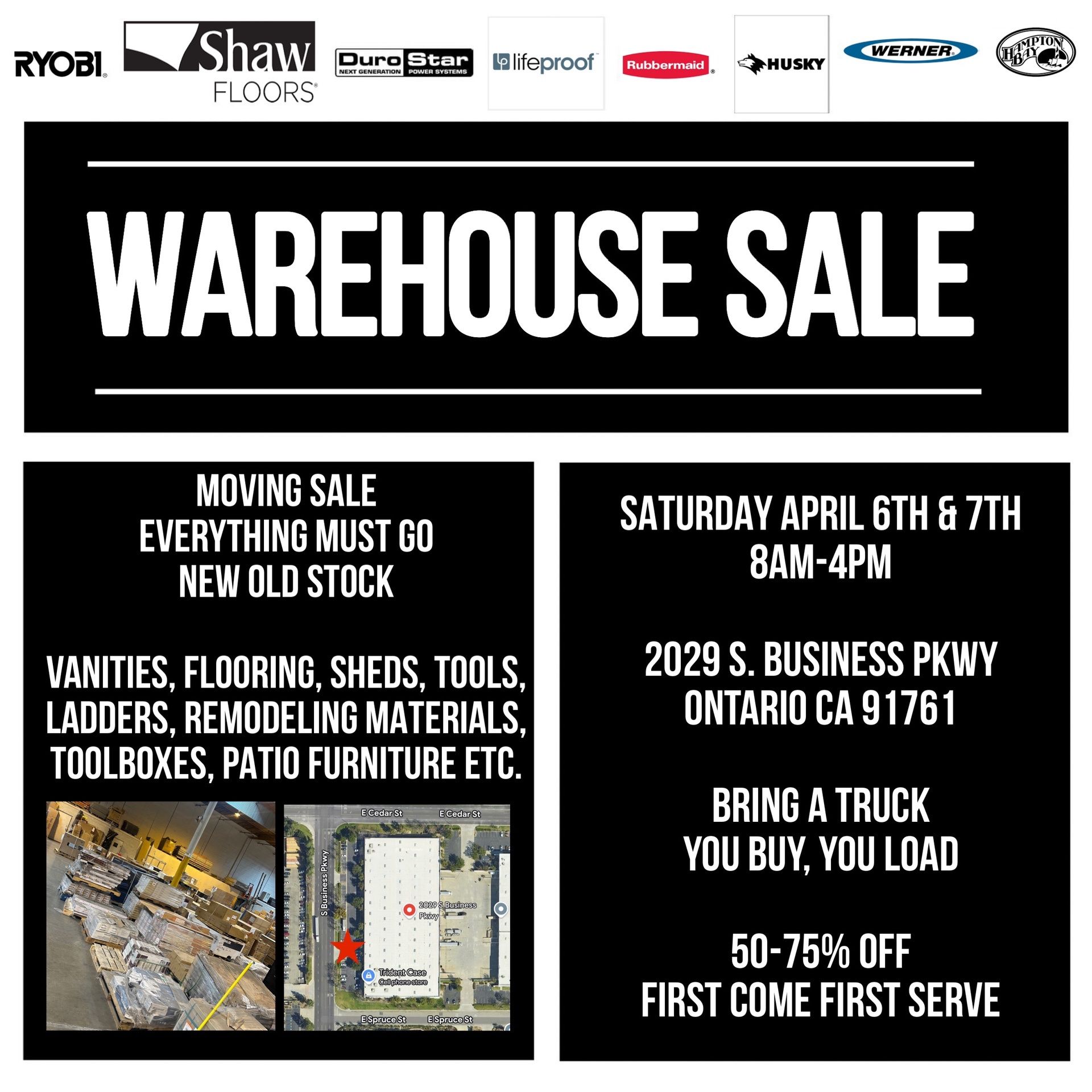 Warehouse Sale Ontario